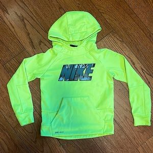 4T Neon Green Unisex NIKE Hoodie